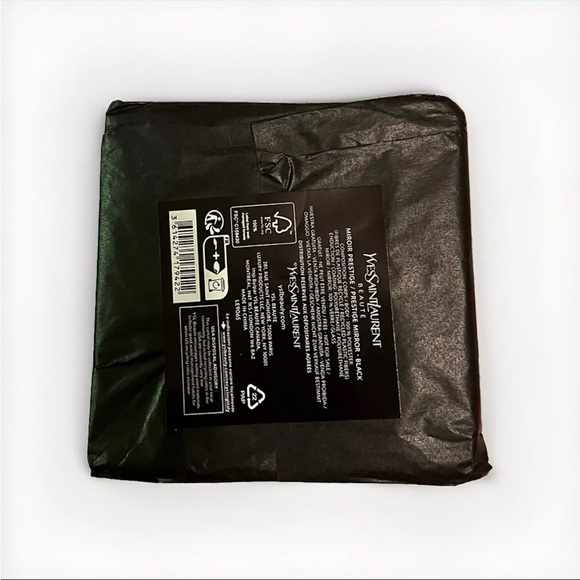 YVES SAINT LAURENT YSL Beaute Black Novelty Hand Mirror Sealed New - Picture 3 of 7